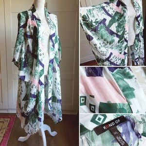 Kimono! Silky, gorgeous drape - worn once!